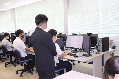 タイピング実技披露