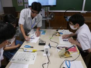 【八代工業】電気科生徒によるものづくり1