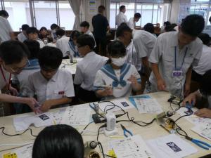 【八代工業高校】電気科生徒によるものづくり3
