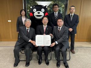 災害ボランティアセンターの運営支援等に関する協定締結式の写真