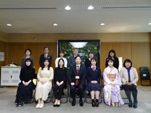 表敬訪問集合写真