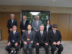 日本視覚障害者団体連合、熊本県視覚障がい者福祉協会の皆さんと