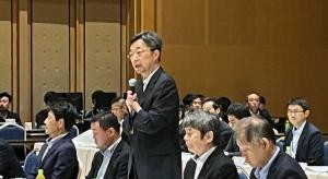 知事の挨拶の様子