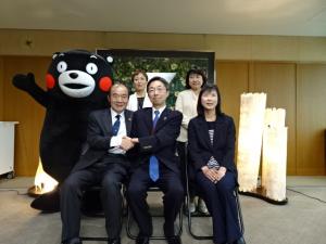 陳処長御夫妻と木村知事
