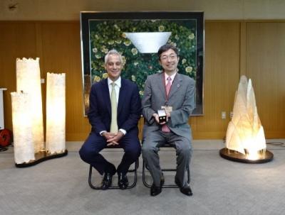 エマニュエル大使と木村知事