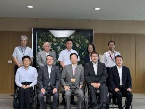 熊本県障害者スポーツ・文化協会　表敬訪問