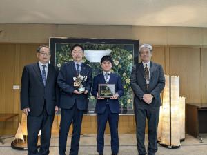 村山選手表敬訪問