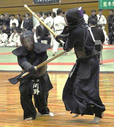 剣道の試合の様子