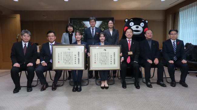 熊本県スポーツ特別功労賞　贈呈式