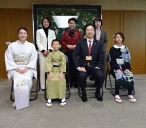 知事表敬（写真）