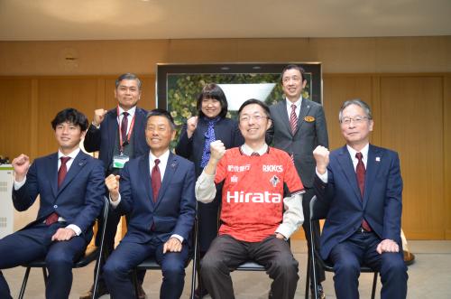表敬訪問写真
