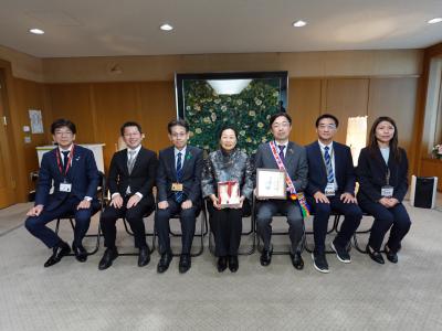 徐花蓮県知事　知事表敬